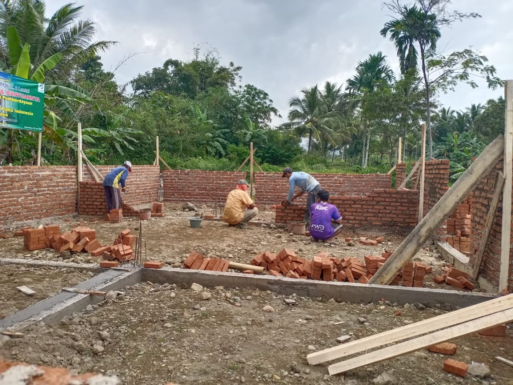 Pembangunan Istana Yatim di Tasikmalaya Jawa Barat