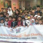 Bank Mega Syariah Memberikan Santunan Dana CSR Perusahaan di Trans Studio Trans Mart Cibubur Kepada 100 Anak Yayasan Alpha Indonesia 27 Oktober 2022
