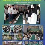 Pendistribusian Al Qur'an ke banyak RT RW sekitar Yayasan Alpha Indonesia Jakarta Momen Isra' Mi'raj 18 Februari 2023